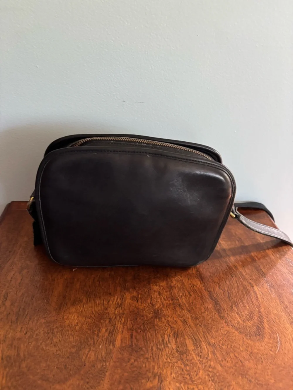 Vintage Coach Lewiston crossbody bag -black glove tanned leather - Picture 3 of 11